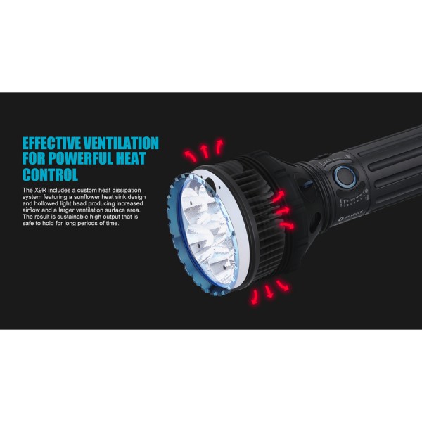 Ліхтар Olight X9R Marauder Black 