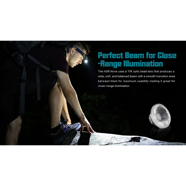 Ліхтар Olight H2R Nova NW + акумулятор та зарядне