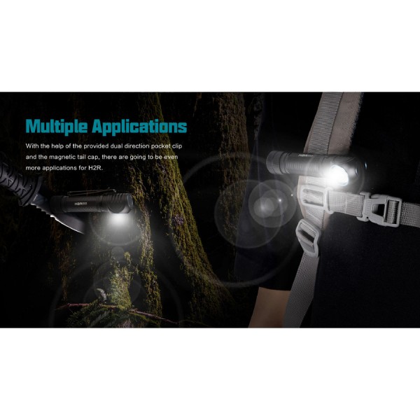 Ліхтар Olight H2R Nova NW + акумулятор та зарядне