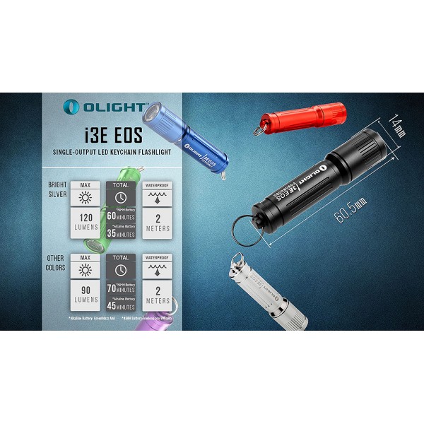 Ліхтар-брелок Olight I3E EOS cashmir black 