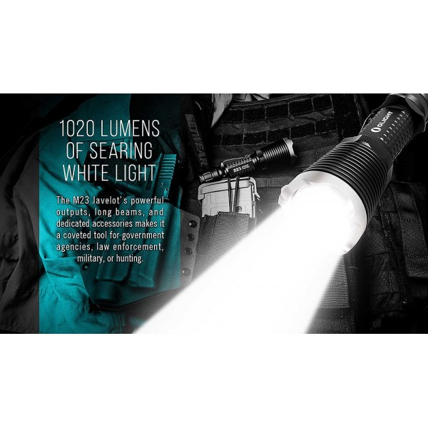 Ліхтар Olight M23 KIT (у компл. зарядка та 2 акумулятори)