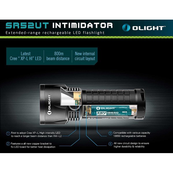 Ліхтар Olight SR52-UT Intimidator