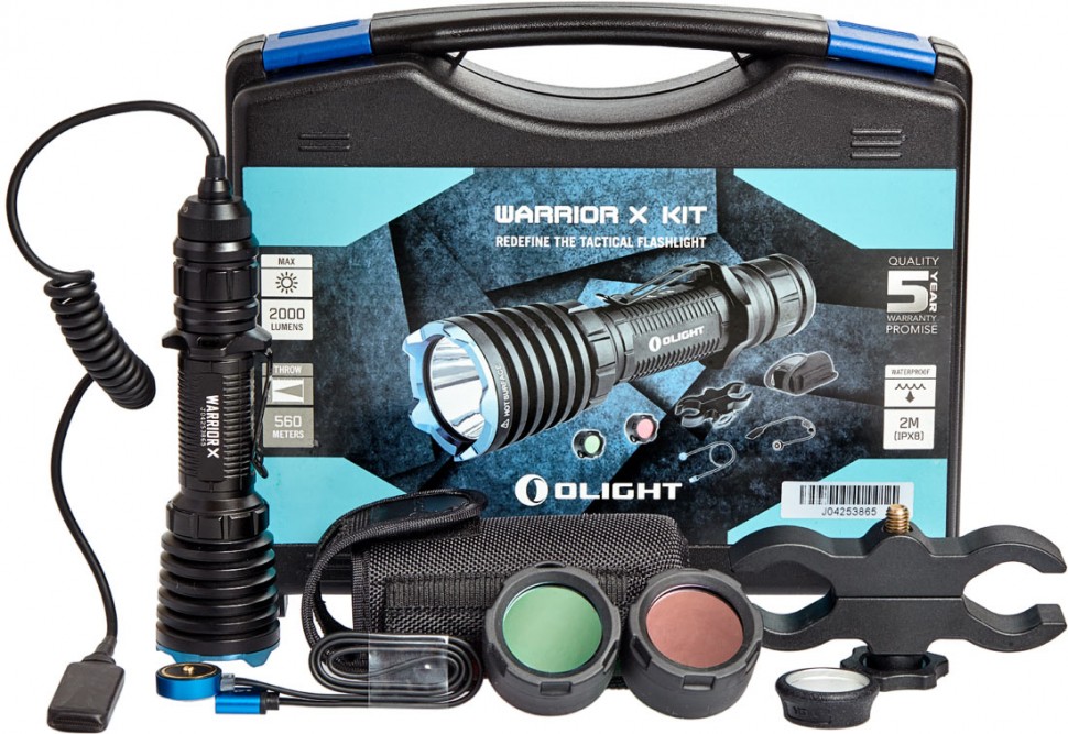 Ліхтар Olight Warrior X Kit, набір