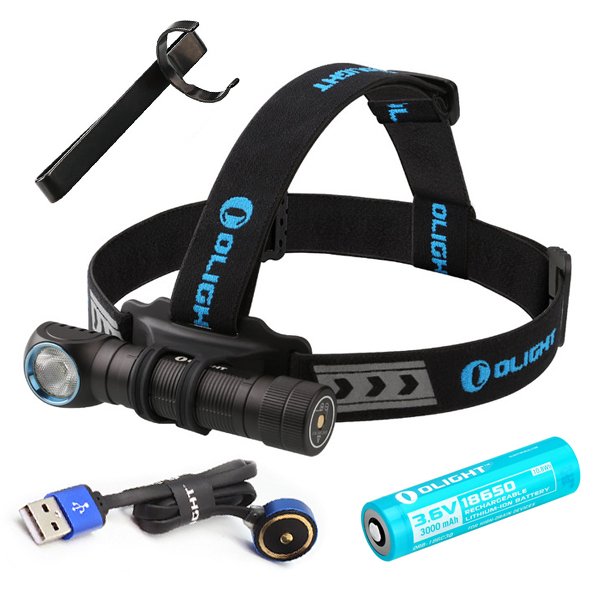 Ліхтар Olight H2R Nova CW+ акумулятор та зарядне